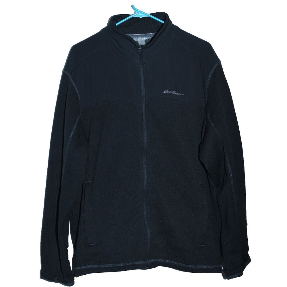 Eddie Bauer Men's zip up fleece jacket XL